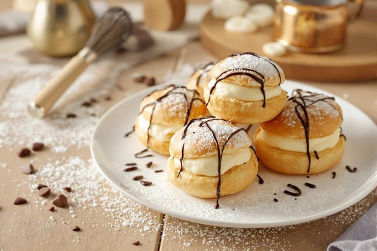 Ces choux à la crème pâtissière sont une tuerie : coques super légères, crème vanille ultra lisse.jpg