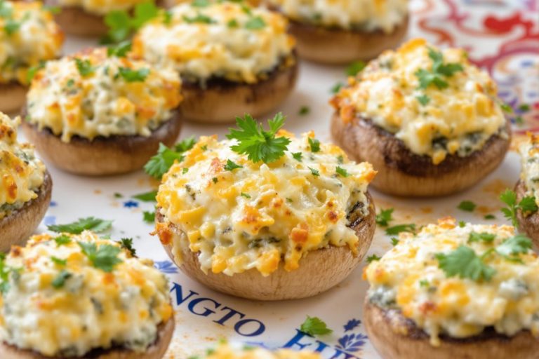 Champignons farcis au four, à l’ail et aux fines herbes : l’apéro chaud, fondant et croustillant.jpg