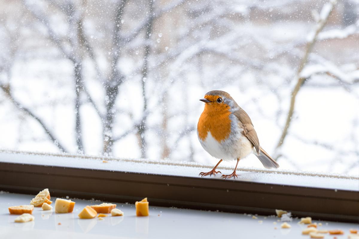 En plein hiver, ces restes que vous jetez attirent les rouges-gorges jusqu’à votre fenêtre (et les aident à survivre).jpg