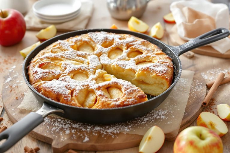 Je fais ce gâteau aux pommes à la poêle : ultra simple, rapide, sans four et 100 % réconfort.jpg