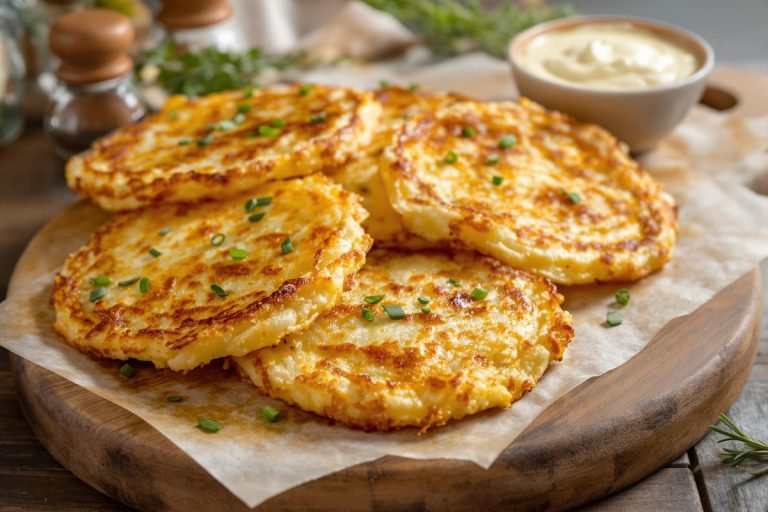 « Je les prépare en 10 minutes pour toute la famille » : mes galettes de pommes de terre crousti-dorées et fondantes au four, bien plus légères que des frites.jpg
