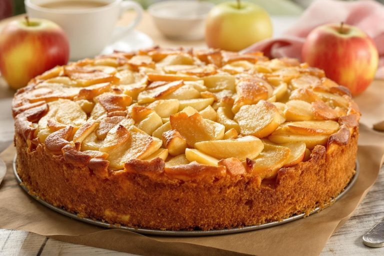 Julie Andrieu révèle la recette de son gâteau aux pommes favori « bien meilleur qu'une simple tarte ».jpg