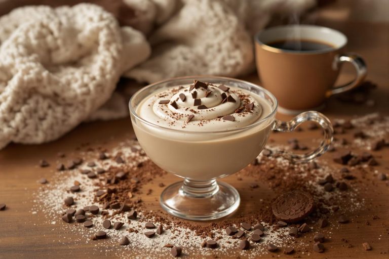 La crème dessert au café de vos envies, douce, idéale pour accompagner l'hiver et qui se prépare en moins de 15 minutes.jpg