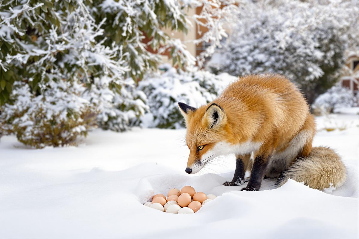 Laisser des œufs au jardin pour les renards avant février : la tendance qui déclenche la polémique.jpg