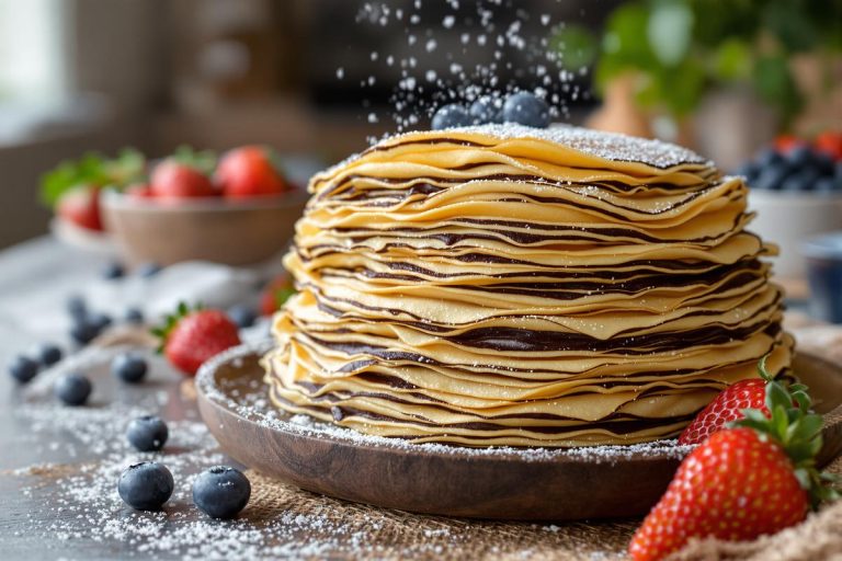 Les crêpes zébrées façon grand-mère, un dessert simple et tendre qui fait briller les yeux dès la première bouchée.jpg