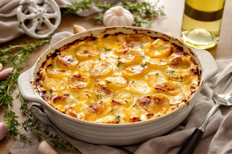 Tout crémeux et doré : quand je prépare ce gratin de pommes de terre au chèvre, tout le monde se ressert.jpg