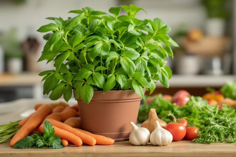 Cette plante remplace les cubes de bouillon en cuisine et se met en pot à cette période précise.jpg