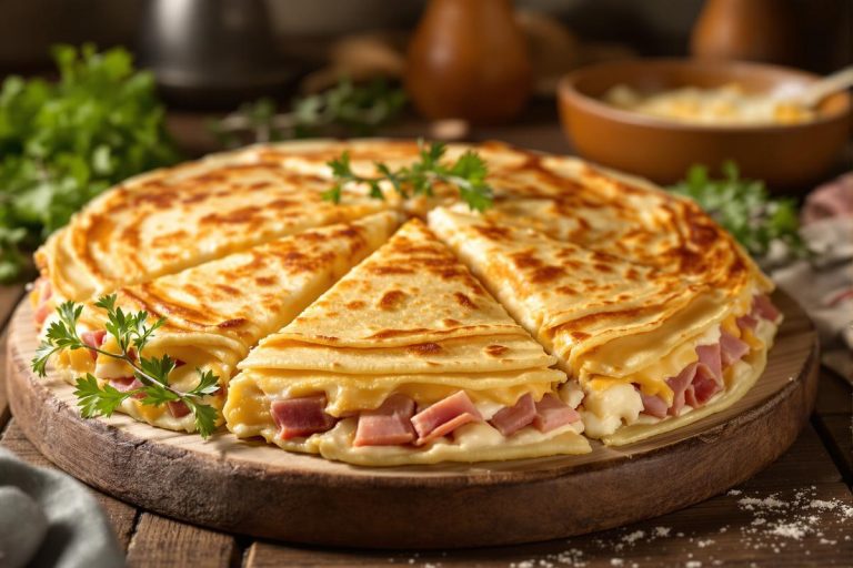 « Fini de surveiller la poêle » : cette crêpe salée au four se découpe comme un gâteau et régale toute la famille.jpg
