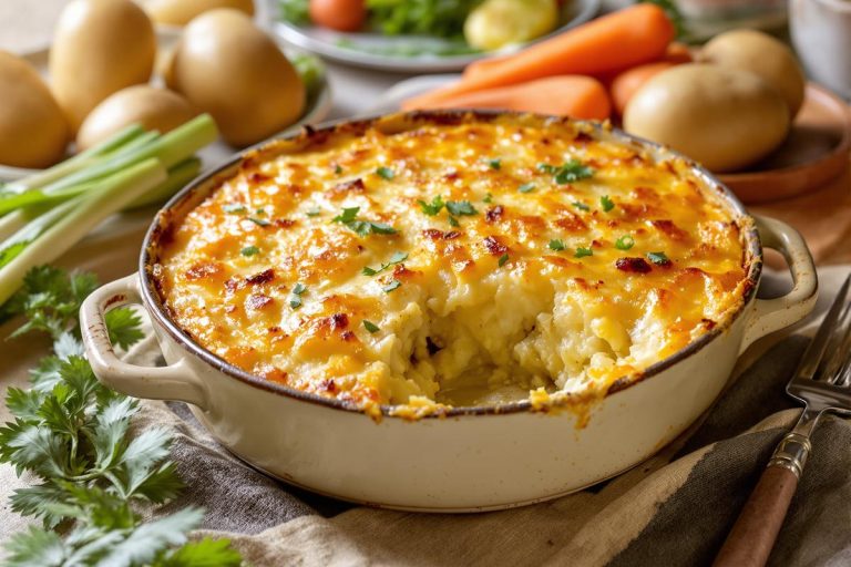 Gratin de pommes de terre, poireaux et carottes : fondant, parfaitement doré et hyper facile à préparer.jpg