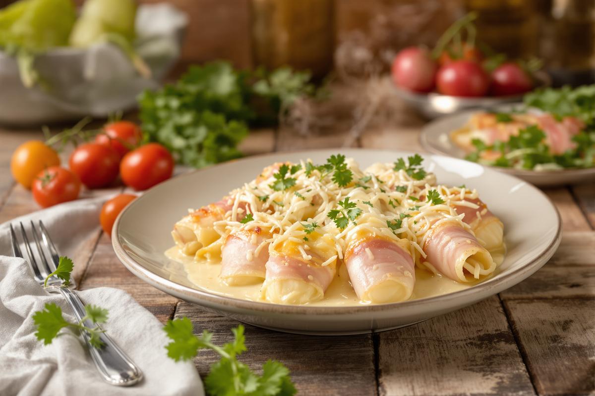 « Ma recette légère d’endives au jambon gratinées » : un plat simple, fondant et réconfortant.jpg