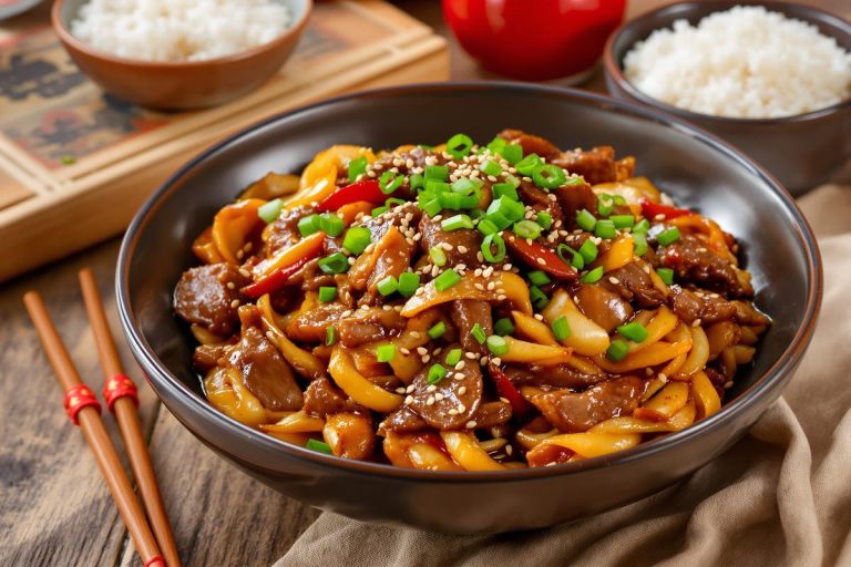 Petits morceaux ultra tendres, parfum sucré-salé : le bœuf aux oignons express qui fait voyager la table du Nouvel An chinois.jpg