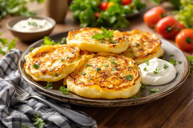 « Prêtes en 10 minutes pour toute la famille » : galettes de pommes de terre crousti-dorées au four, bien plus légères que des frites.jpg