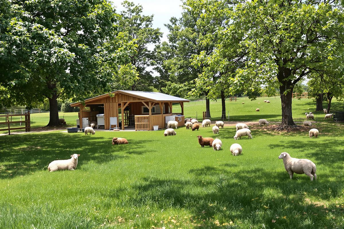 Quel est l’espace nécessaire pour élever des moutons au jardin ?.jpg