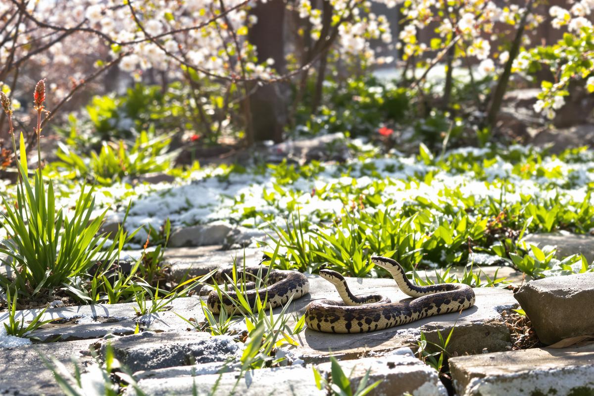 Serpents et redoux de février : attention, voici l'endroit précis du jardin où ils peuvent à tout moment réapparaître.jpg