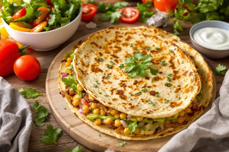 Cette tortilla express aux pois chiches, idéale pour les soirs de flemme !.jpg