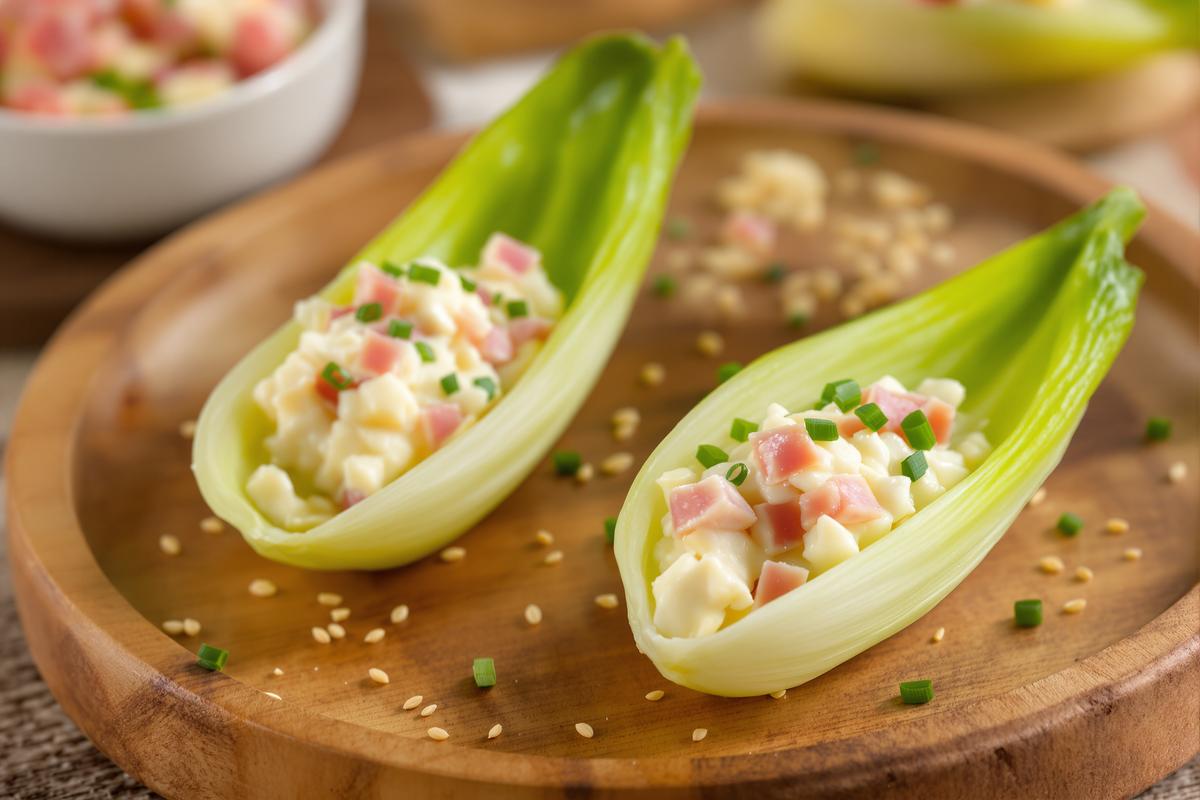 Petites barquettes d’endive au jambon : l’apéritif ultra express prêt en quelques minutes.jpg